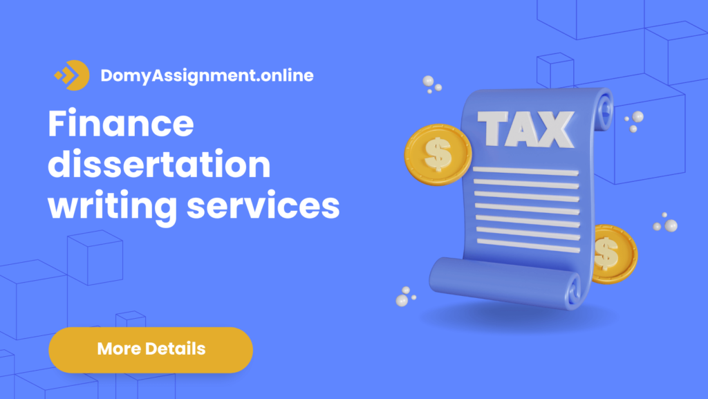 Finance dissertation writing services