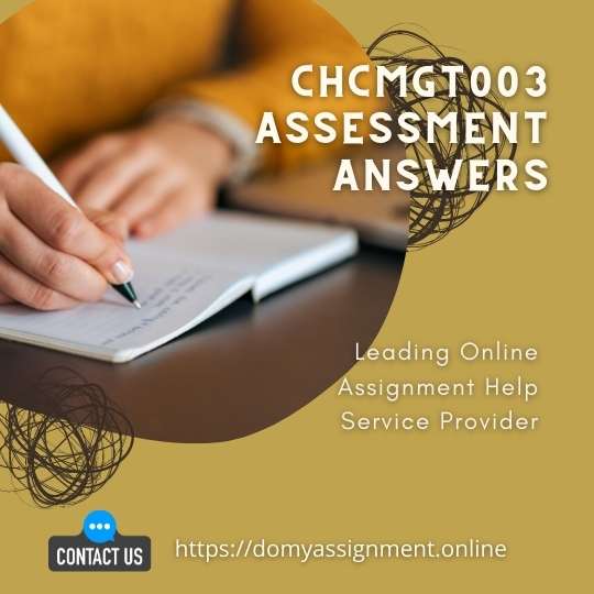 Chcmgt003 Assessment Answers