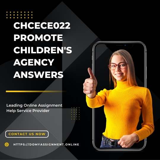 Chcece022 Promote Children's Agency Answers