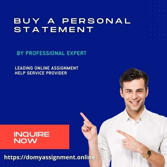 Buy A Personal Statement