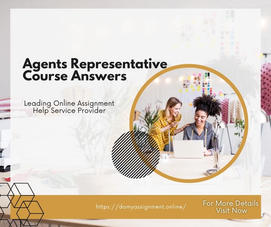 Agents Representative Course Answers