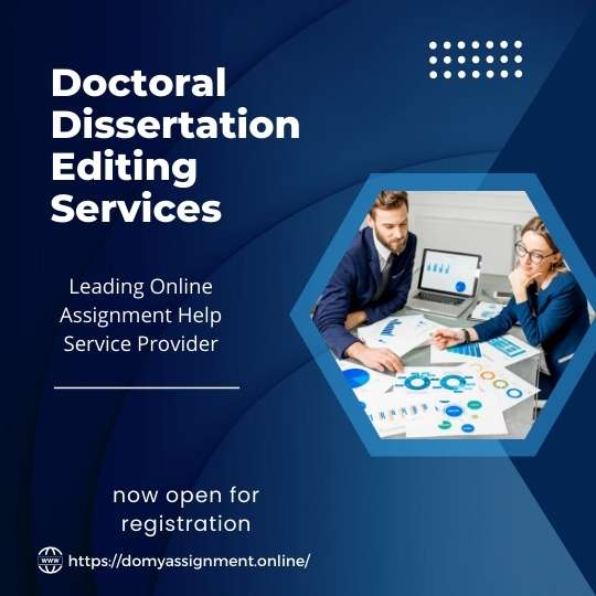 Dissertation Copy Editing Services