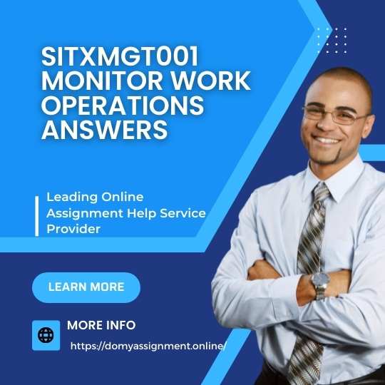 Sitxmgt001 Monitor Work Operations Answers
