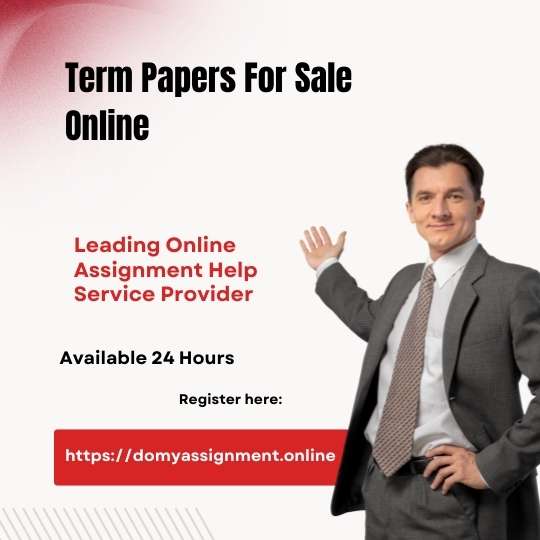 Term Papers For Sale Online