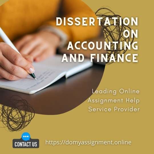 Accounting And Finance Dissertation Pdf