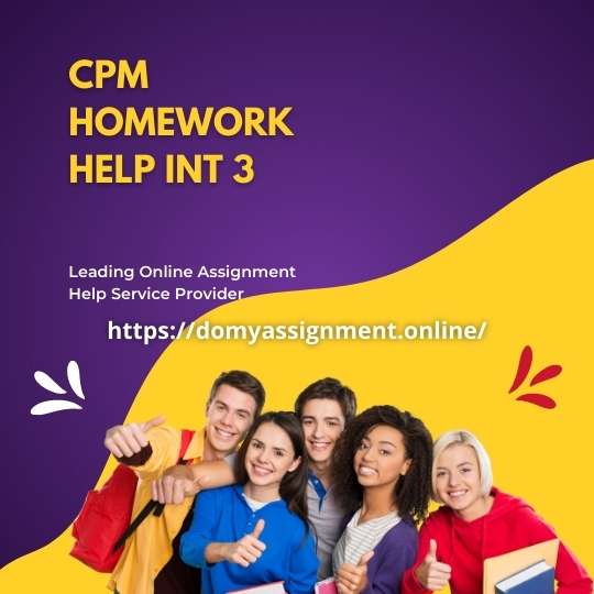 CPM Homework Help Integrated 2