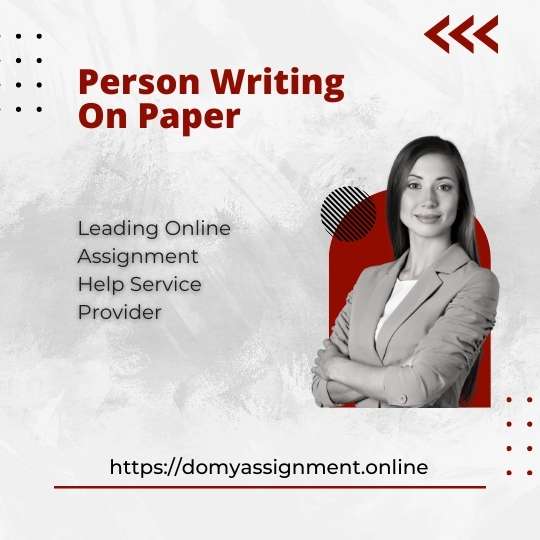 Person Writing On Paper