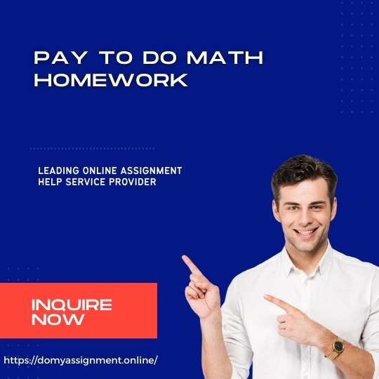 Pay To Do Math Homework