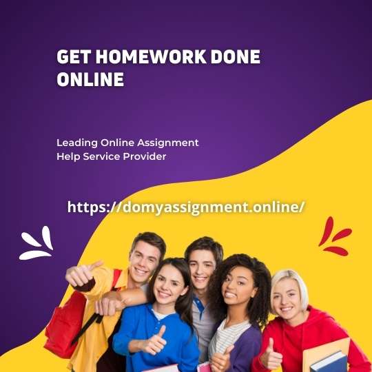 Get Homework Done Online